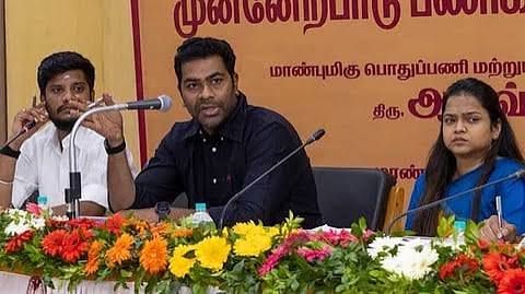 வில்லிவாக்கத்தில் கர்ப்பிணிகளுக்கு சமூக வளைகாப்பு விழா... அமைச்சர் ஆதவ் அர்ஜுனா பங்கேற்பு Community baby shower for pregnant women in Villivakkam... Minister Adhav Arjuna ...
