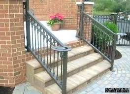 Wrought Iron Porch Railing Kits Outdoor Stair Home Depot Railings Interior Exterior Stairway Railings Outdoor Outdoor Stair Railing Wrought Iron Porch Railings