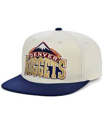 Vtg new era denver nuggets carmelo anthony fitted cap sz 7 1/2 hat 59 50 made in usa retrovintagedope 5 out of 5 stars (1,440) $ 12.99. Mitchell Ness Denver Nuggets Natural Xl Snapback Cap Reviews Sports Fan Shop By Lids Men Macy S