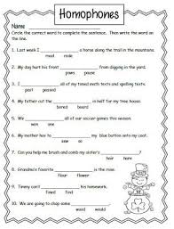 Homophone Anchor Chart And Worksheet 2nd Grade Worksheets Homophones Worksheets 2nd Grade Grammar