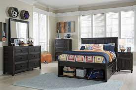 Ashley Furniture Jaysom Twin Vintage W Storage Footboard Youth Bed Set B521 Traditional Kids Bedroom Full Bed With Storage Bedroom Panel