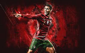 This headed goal was cristiano ronaldo highest jump record header. Cristiano Ronaldo Cr7 Portugal National Football Team Red Stone Background Hd Wallpaper Peakpx