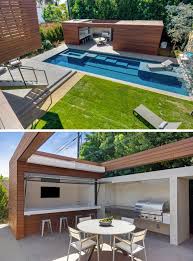 Poolhaus Mit Grillplatz Und Oberlicht Poolhaus Pool Haus Hausplane Mit Pool