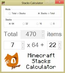 At this point, our minecraft circle generator comes into play. Minecraft Stacks Calculator By Springsts On Deviantart