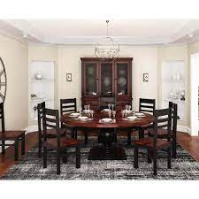 A dining room table is the focal point in your dining area, and most probably, your home. Modern Round Dining Table For 10 Novocom Top
