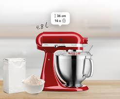 Kitchenaid 5ksmct1er mixer cover, 4.3/4.8 litre, empire red (optional accessory for kitchenaid stand mixers). Mixer Met Kantelbare Kop 3 3 L Artisan Kitchenaid