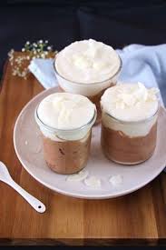 Duo De Mousses Chocolat Et Noix De Coco Mousse Au Chocolat Noix De Coco Mousse Noix De Coco