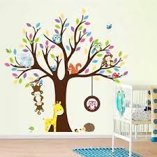 Wandsticker kinderzimmer bauernhof wunderschöne kinderzimmer wandsticker bauernhof mit tieren. Wandtattoo Kinderzimmer Sticker Aufkleber Affe Baum Eule Wald Kind Baby N73 Ebay