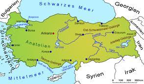 Map showing the location of the dardanelles (yellow), relative to the bosporus (red), the sea of marmara, the aegean sea, and the black sea. Marmarameer Erde Und Natur Weltmeere Goruma