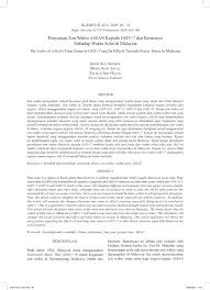 Waktu sholat dhuha yang membingungkan. Pdf The Unity Of Asean Time Zones To Gmt 7 And Its Effects Towards Prayer Times In Malaysia