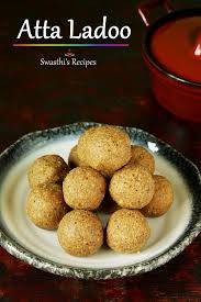 Ingredients 1 cup besan gram flour, sifted, 125 grams (measured after sifting the flour) 1/4 cup ghee clarified butter, 60 ml, not melted 1/2 cup powdered sugar 65 grams, also known as confectioners sugar, you can add more to taste Atta Ladoo Recipe Wheat Flour Laddu Swasthi S Recipes
