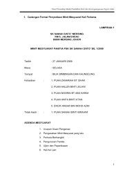 Contoh minit mesyuarat syarikat 5. Contoh Minit Mesyuarat Kali 1 2 Dan 3