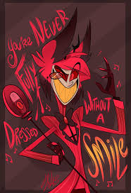 (the scene opens with a voiceover of charlie singing i'm always chasing rainbows.) charlie: Vivziepop Alastor Hazbin Hotel Hotel Art Monster Hotel Cartoon