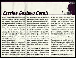Gustavo Adrian Cerati Le Escribe Una Carta A Sus Fans El 09 De Mayo De 1997 Gustavo Cerati Pu Gustavo Cerati Gustavo Adrian Cerati Gustavo Adrian Cerati Clark