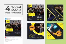 Download Social Media Post Template Vol 12 Graphic By Dendysign Creative Fabrica SVG Cut Files