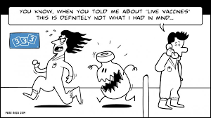 Vaccinated may play key role in aiding evolution of more dangerous covid variants. Live Vaccine Cartoon Humor Pig333 Pig To Pork Community