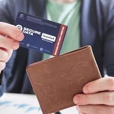 It works for credit cards, debit cards, driver's licenses, transit cards, identification cards, and more. Securecard Rfid Blocker Credit Card Wallet Protection Card