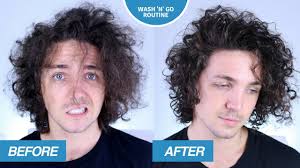 Divide each section into two pieces, then tightly twist the pieces together. Curly Wavy Hair Routine Wash N Go Youtube