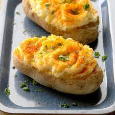 Creamy Twice Baked Potatoes Recipe Twice Baked Potatoes Recipes Potatoes