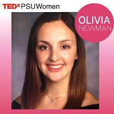 We are FEARLESS. ❌ We are excited to announce our next speaker for  TEDxPSUWomen, Olivia Newman! Olivia is a Junior studying Industrial  Engineering this year at Penn State. Olivia is from Doylestown,