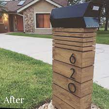 Modern contemporary retro design , the retrobox locking pole mounted mailbox, wh by tedstuff (3) $485. Mid Century Modern Mailbox One Color Modern Mailbox Mid Century Modern Mailbox Home Mailboxes