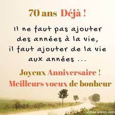 Belle Carte Souhaits Pour Souhaiter Un Joyeux Anniversaire 70 Ans Message Joyeux Anniversaire Anniversaire 70 Ans Idee Texte Anniversaire