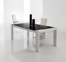 Milano Dining Table 2000 X 1000 High Gloss White Finish On The Legs And A Black Glass Table Top Stylish And Dining Table Chairs Glass Top Table Coffee Table