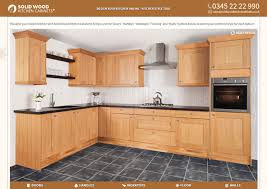 solid wood & solid oak kitchen cabinets