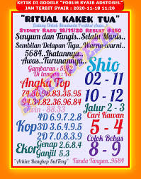 Code Syair Sdy Surabaya