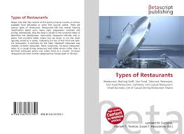 Restaurants in me make restaurant favorites at home with copycat recipes from fn magazine. Types Of Restaurants 978 613 0 31775 1 6130317751 9786130317751