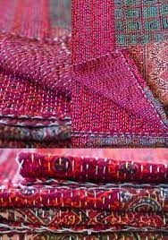 Roti Kapda Makan Ralli Quilts Kantha Embroidery Sashiko Quilts