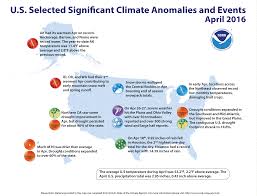 National Climate Report April 2016 State Of The Climate
