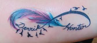 Lettering styles include tribal, traditional sailor, blackletter, fancy, cursive, script, etc. Imagen Relacionada Tatoo Iemanja Tatoo Tatuagem Infinito Com Nomes