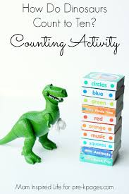 Try these 7 active & fun games to get your preschooler moving at home! How Do Dinosaurs Count To Ten Activity Math Activities Preschool Kids Literacy Counting Activities Preschool