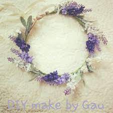 Lavender Flower Crown For My Precious Flower Girls Bridesmaid Flowers Flower Crown Bridal Flower Crown