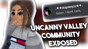 ROBLOX Uncanny Valley Community EXPOSED! - YouTube