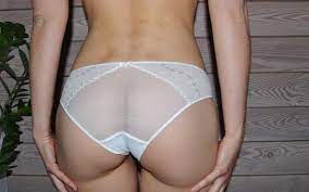 White See Through With Lace Bridal Panties - Etsy Israel