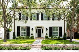 Maybe you would like to learn more about one of these? White Brick Colonial Home Design Ideas