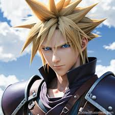 Cloud Strife Merges with Elsa