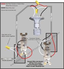 Knowing how to wire a light that is controlled by two switches as opposed to one is a helpful skill. How Do I Wire Two Separate 3 Way Circuits From The Same Power Source Home Improvement Stack Exchange