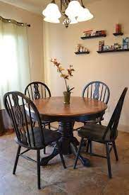 Great Pic Black Kitchen Table Concepts In 2021 Dining Table Makeover Refinished Table Dining Table Chairs
