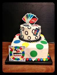 Uno And Twister Cake By Pattibcakes Birthday Party Cake Game Night Parties Party Cakes