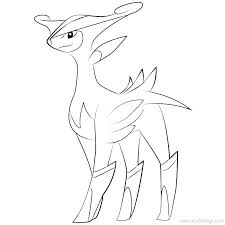 View all coloring pages from pokemon category. Pokemon Coloring Pages Virizion Xcolorings Com