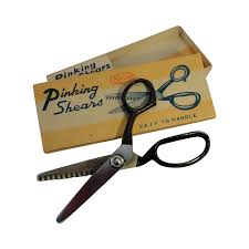 The best pair that i own are ghinger, but they are a bit heavy (and quite expensive unless you have a discount coupon) and i save them for heavier weight fabrics. Stellar 7 Pinking Shears Pinking Shears Shears Vintage Kitchen Utensils