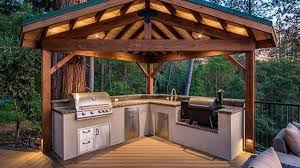 This simple stone outdoor kitchen helps you to start. Mediterranean Outdoor Kitchen Ideas Pinterest Bbqguys