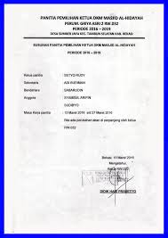 Sk panitia pemilihan ketua rt. Portal Rw 032 Pemilihan Ketua Dkm Al Hidayah