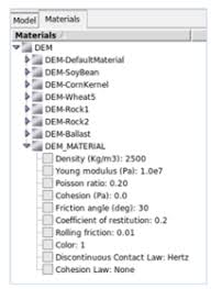 Improving An Input Of Material Model In The D Dempack