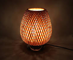 Free Shipping Handwoven Bamboo Table Lamps Desk Lamps Bamboo Etsy In 2020 Metal Lamp Base Lamp Bamboo Lamp