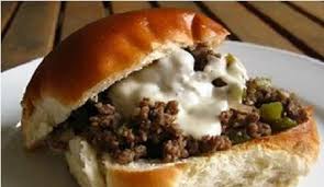 Philly cheese steak sloppy joe's these philly cheesesteak sloppy joe's combine two classics, nestled between a toasted hoagie roll. Jumbo S Philly Cheese Steak Sloppy Joes Jumbo S Sloppy Joe Sauce