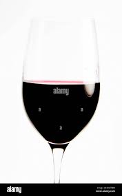 Red Wine With Two Units Of Alcohol In A Wine Glass Stock Photo Alamy